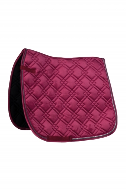 HKM Berry Saddle Cloth - WINE RED